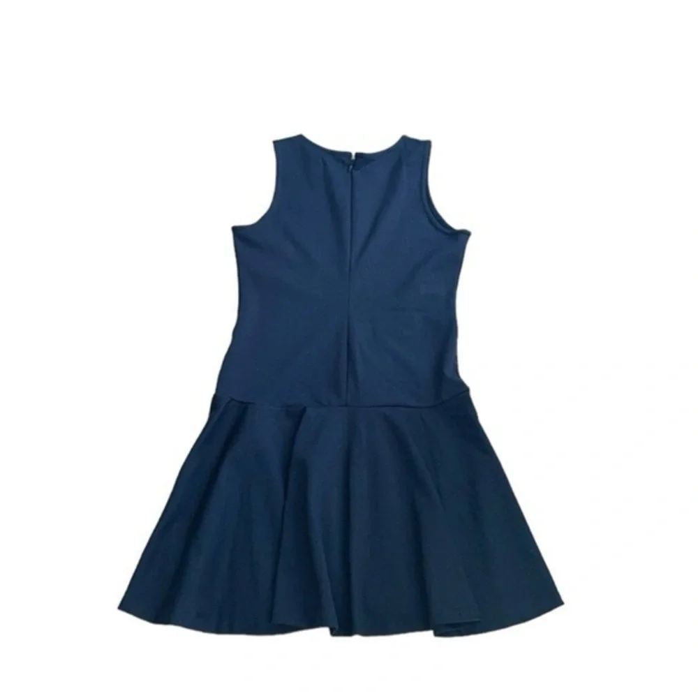 Polo Ralph Lauren Girls Navy Blue Drop Waist Pleated Preppy‎ Dress 16
